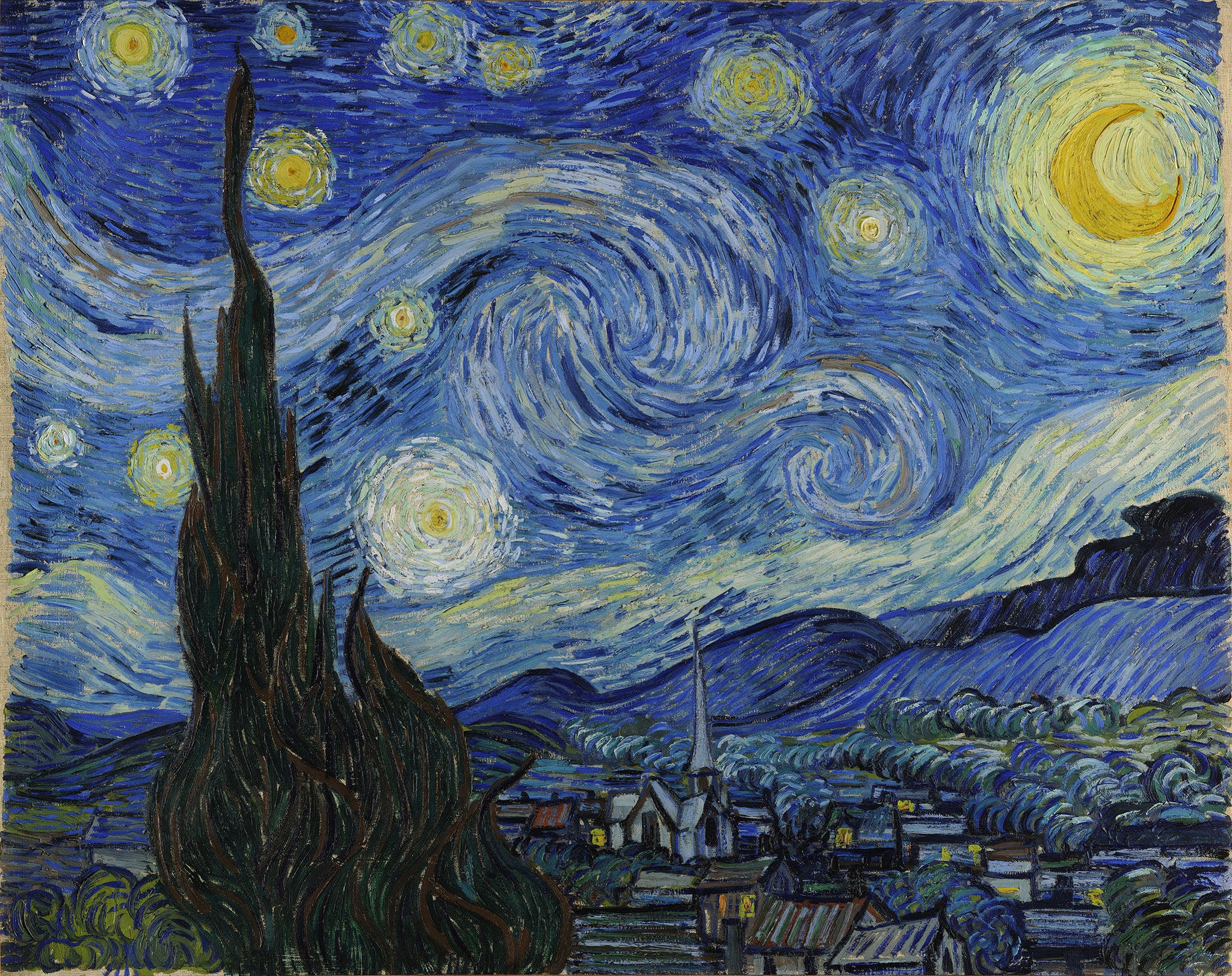 Van Gogh’s Starry Night Necklace