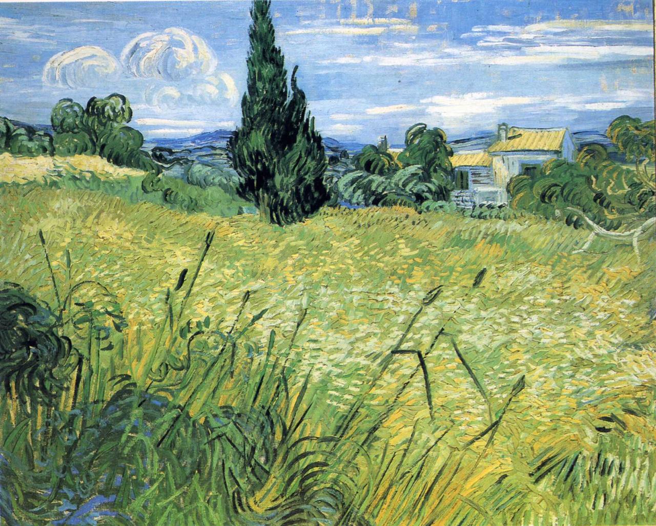 Van Gogh’s Wheat Field Earrings