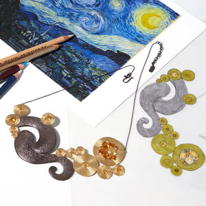 Van Gogh’s Starry Night Necklace
