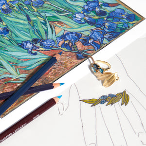 Van Gogh’s Irises Ring