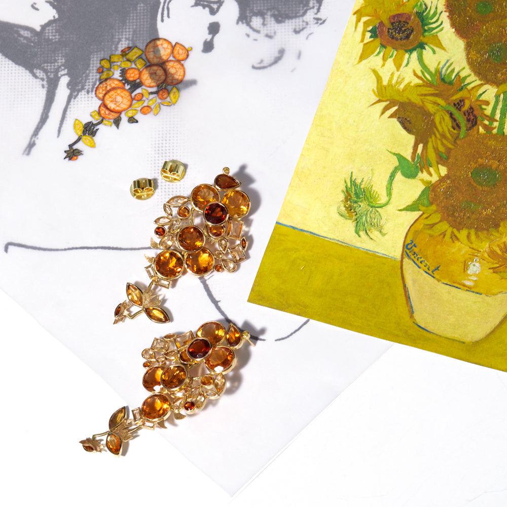 Van Gogh’s Sunflowers Earrings